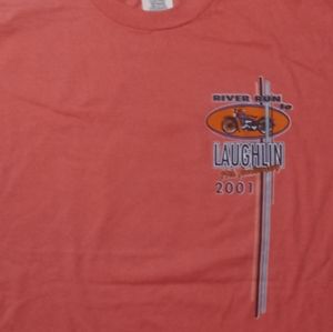 Vintage Laughlin River Run Motorcycle Rally t shirt Harley Davidson
